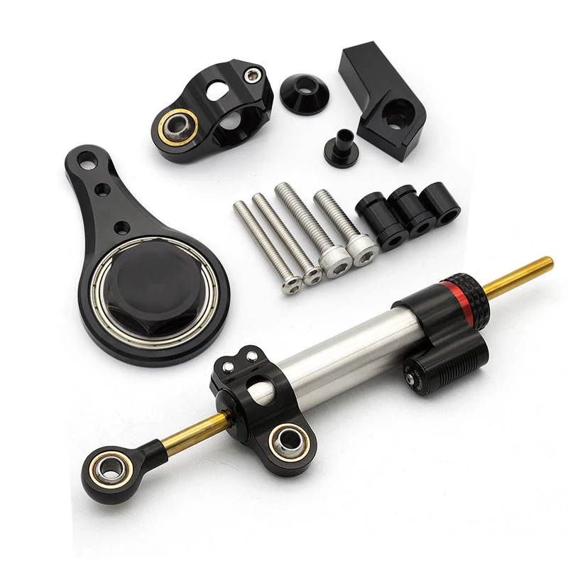 For Kawasaki Ninja ZX-6R ZX636 - Steering Damper Stabilizer Kit Cnc 评论和价格